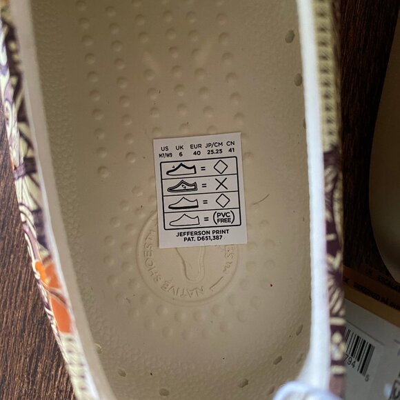 NWT Disney Native Moana Slip On Waterproof Shoes | Women's Size 9, Men's Size 7 - Picture 6 of 10